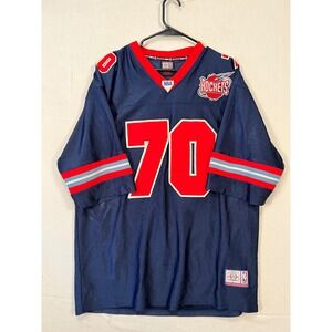 UNK NBA Houston Rockets Jersey Mens 2XL Navy Blue Red Number 70 Basketball 3569